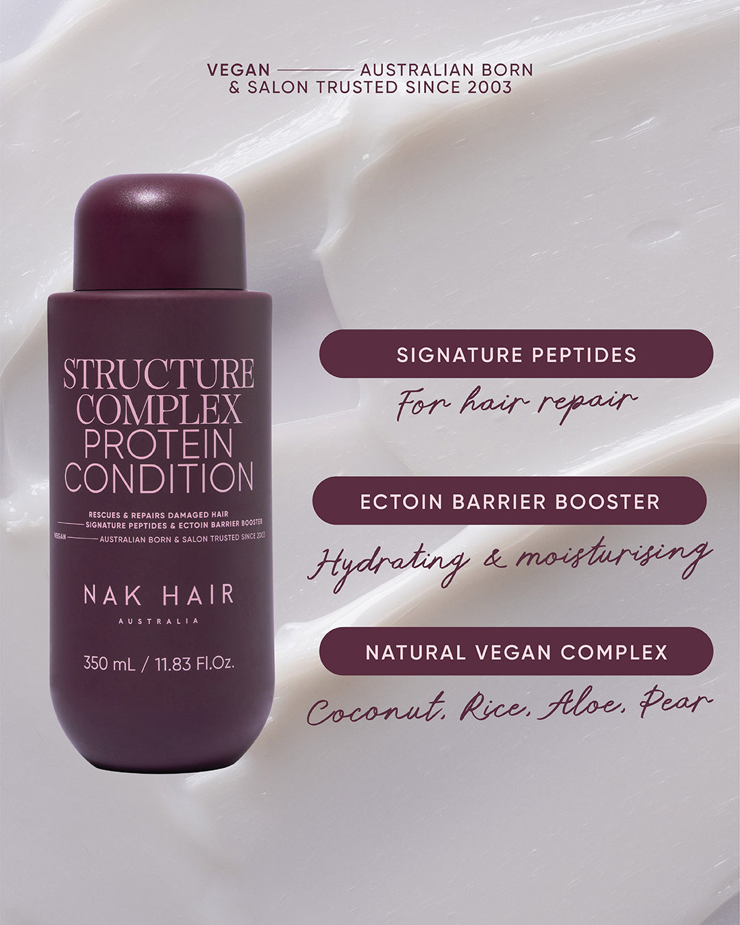 NAK Hair Signature Structure Complex Protein Conditioner 350ml