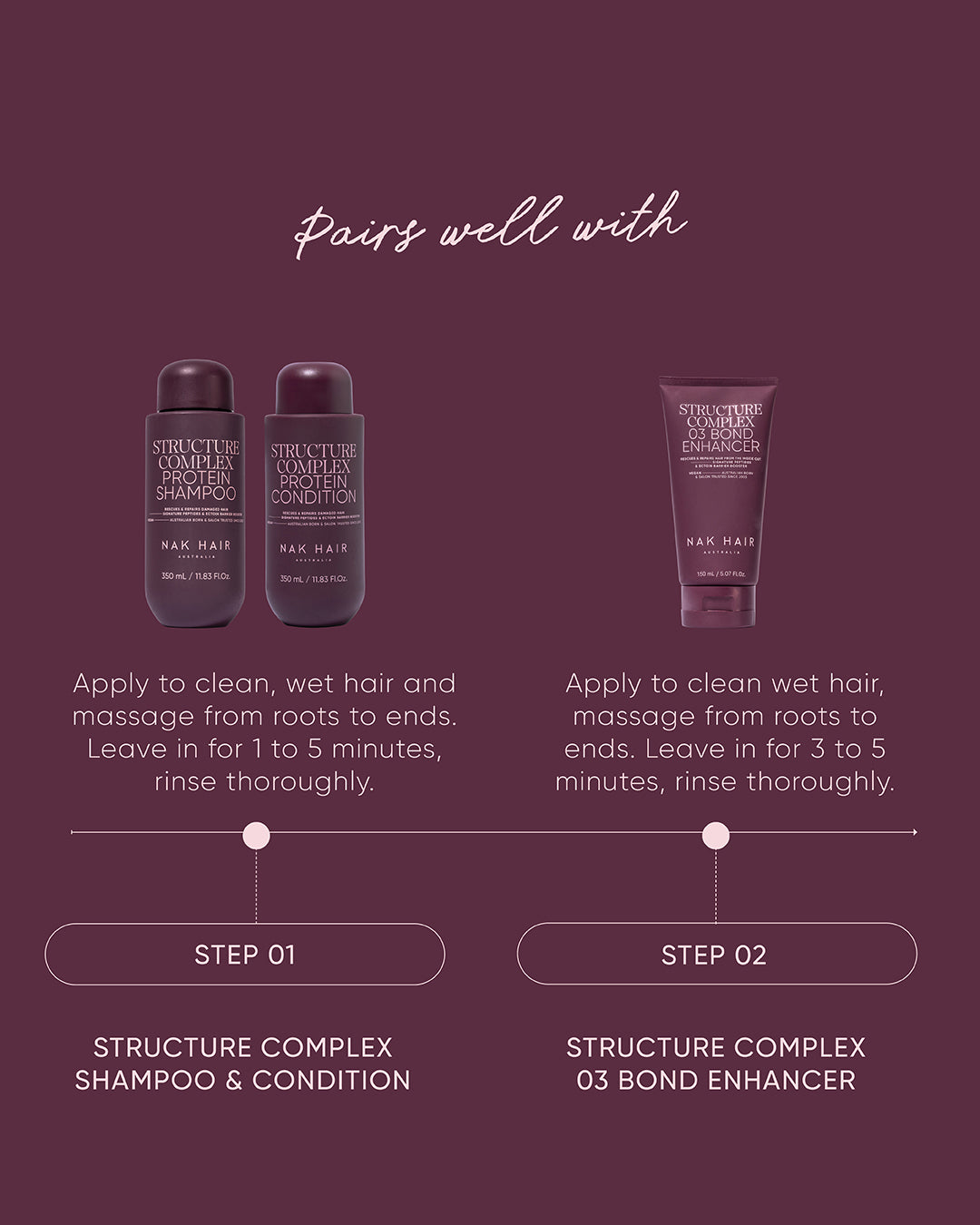 NAK Hair Signature Structure Complex Protein Conditioner 350ml