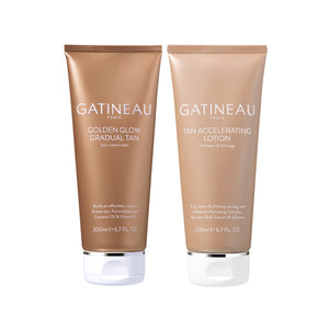 Gatineau Tan Accelerating Lotion and Golden Glow Gradual Tan Duo