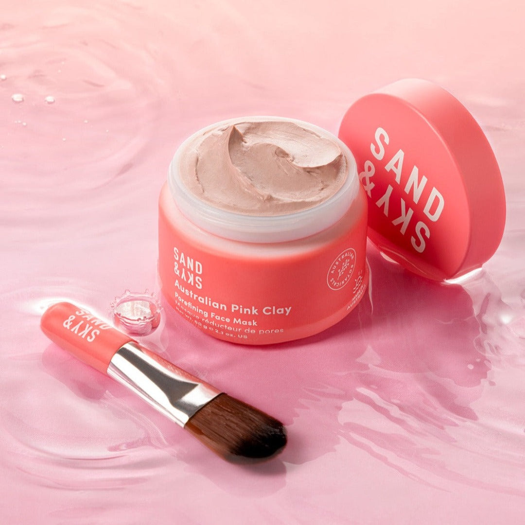 Sand & Sky Australian Pink Clay Porefining Face Mask Buy Online Today | Face the Future