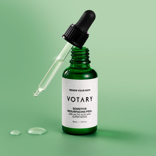 Votary Sensitive Resurfacing Peel, 10% Lactic Acid and Super Seeds 30ml