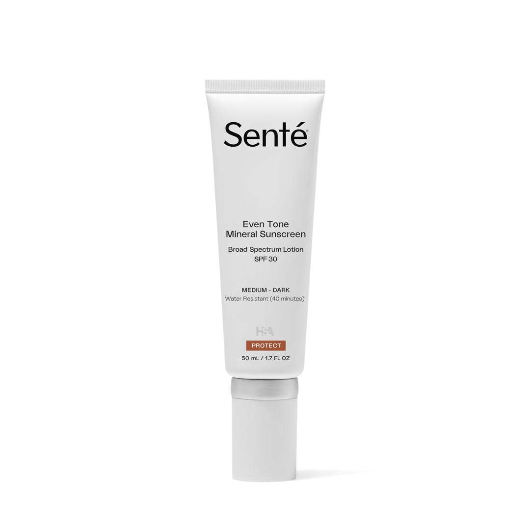 Senté Even Tone Mineral Sunscreen SPF 30 Medium-Dark