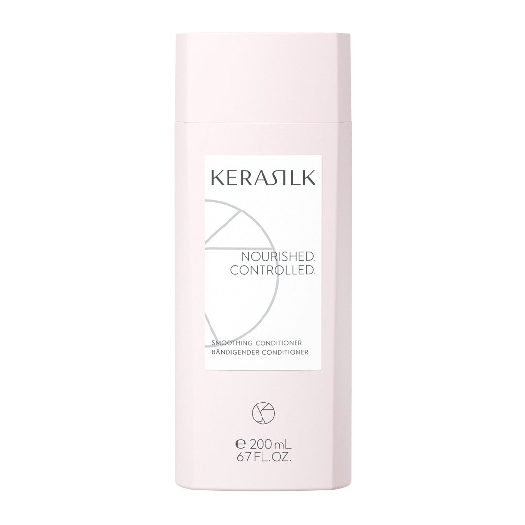 Kerasilk conditioner bottle on a white background