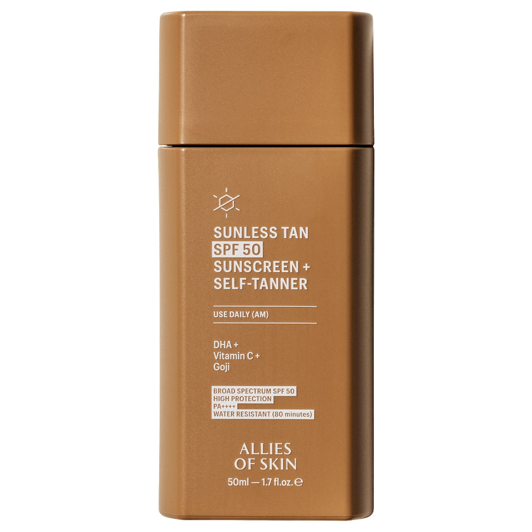 Allies of Skin Sunless Tan SPF 50 Sunscreen + Self-Tanner