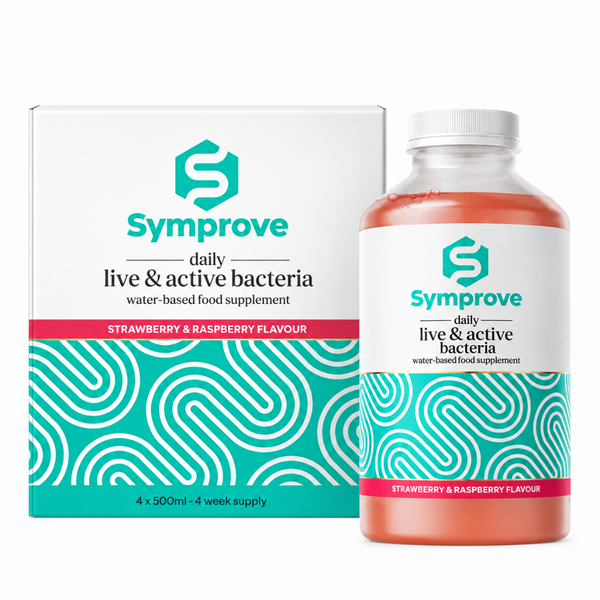 Symprove Daily Gut Solution Strawberry & Raspberry 4 x 500ml