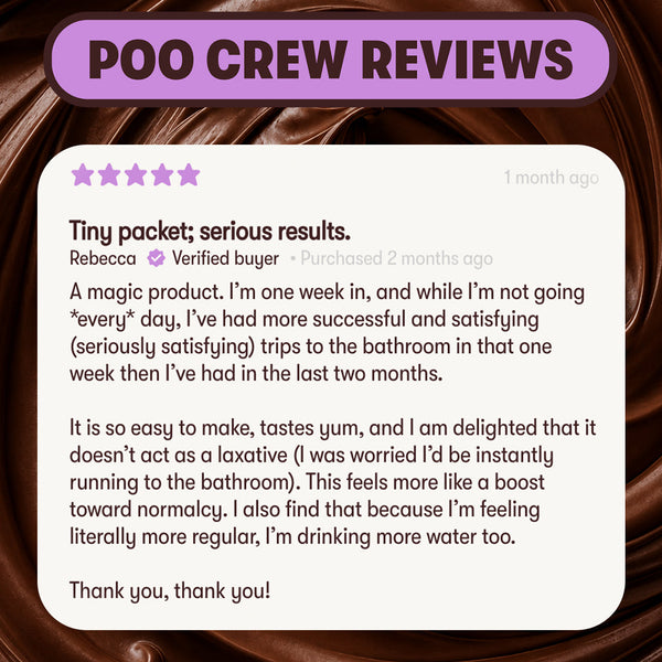 We Are Regular 01. Bowel + Bloat, Perfect Poos Starter Pack 59g