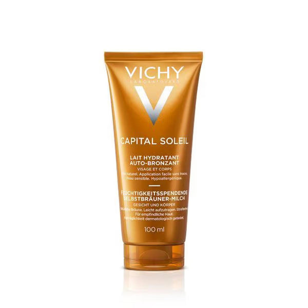 Vichy Capital Soleil Moisturising Self Tan Milk for Face & Body 100ml