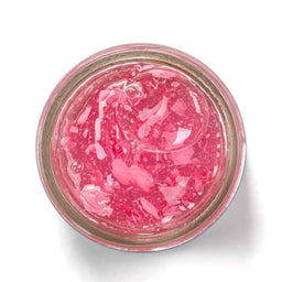 Avant Skincare Damascan Rose Petals Antioxidising & Retexturing Treatment Mask with no lid showing its pink contents