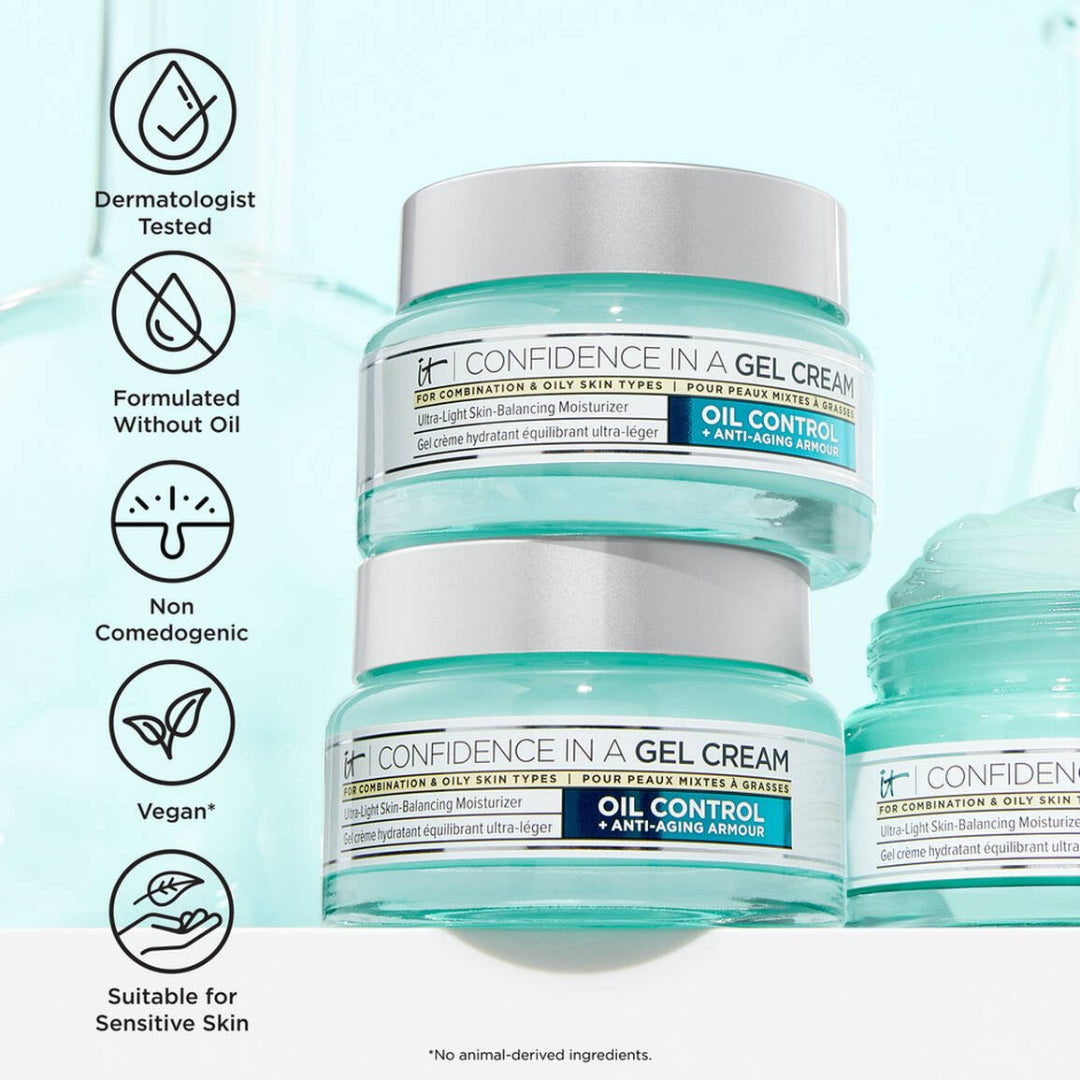 iT Cosmetics Confidence in a Gel Cream Oil Control Moisturiser 60ml