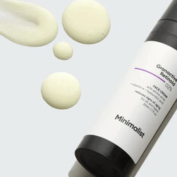 Minimalist Granactive Retinoid 02% bottle and texture