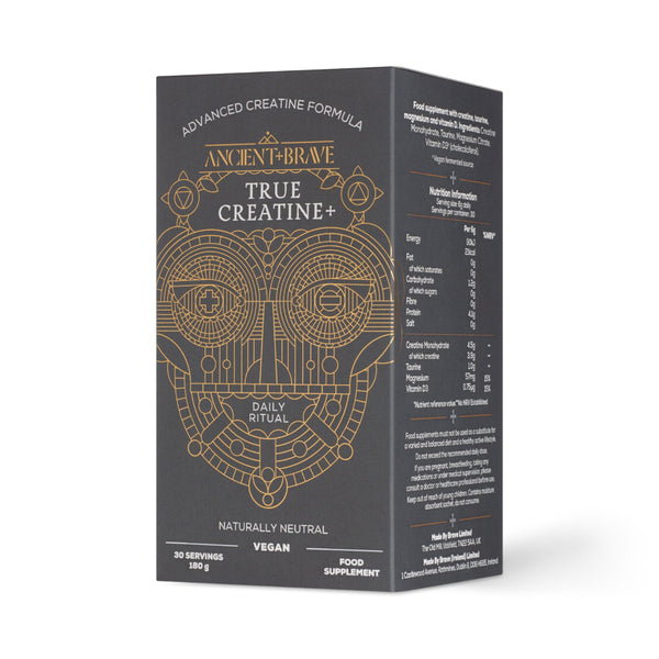 Ancient + Brave True Creatine+ Supplements Jar