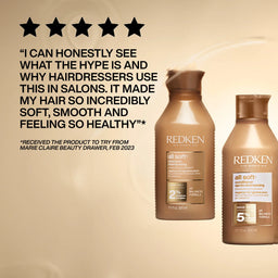 Redken All Soft Conditioner for Dry Hair, with Argan Oil for Softness and Shine 300ml