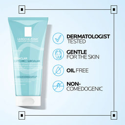 La Roche-Posay Effaclar Supramolecular Face Jelly Cleanser for Oily Skin & Visible Pores, with Salicylic Acid & Niacinamide 200ml