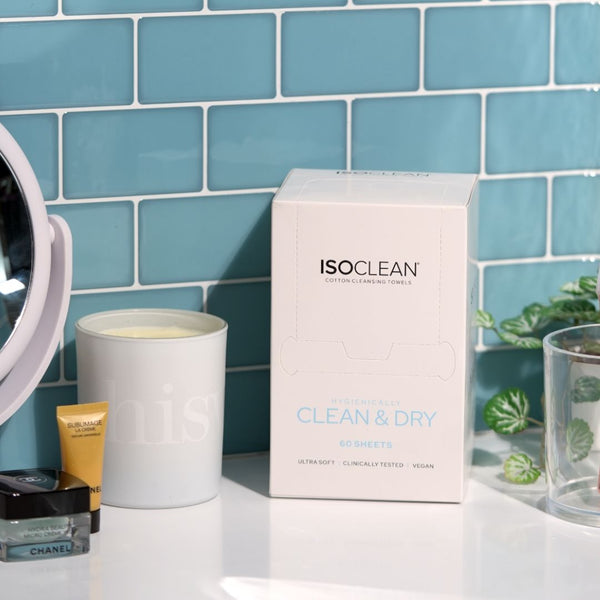 ISOSKIN Cotton Cleansing Towels - 60 sheets