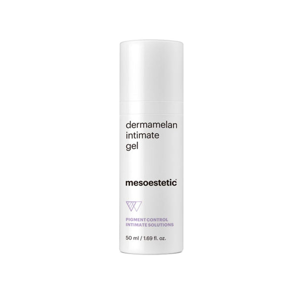 A single container of mesoestetic Dermamelan Intimate Gel