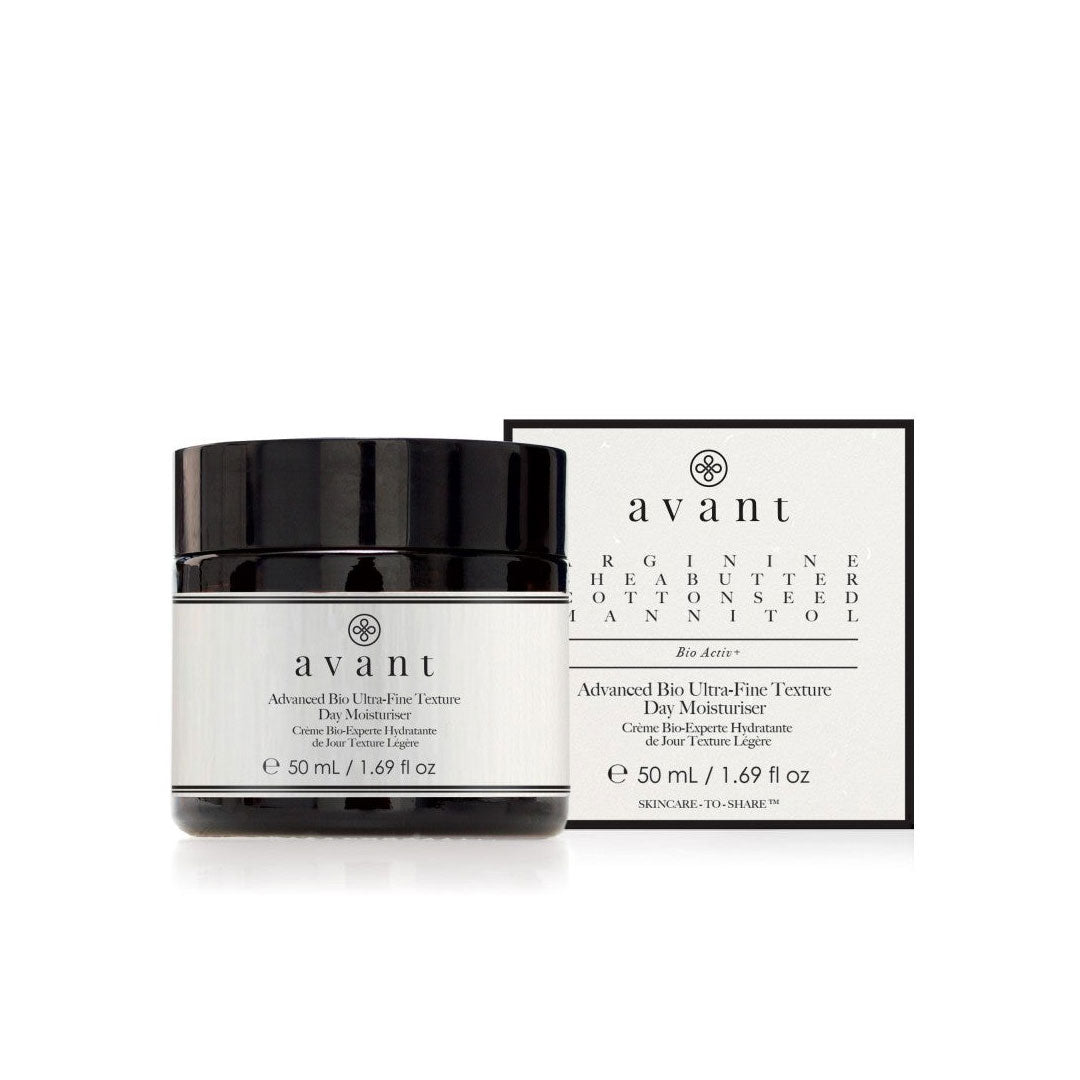 Avant Skincare Advanced Bio Ultra-Fine Texture Day Moisturiser (Anti-Ageing) and packaging