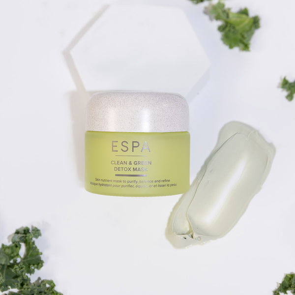 ESPA Clean & Green Detox Mask and texture