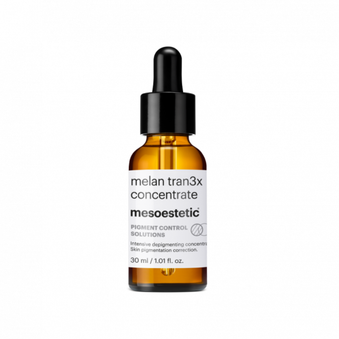 mesoestetic Melan Tran3x Intensive Depigmenting Concentrate container